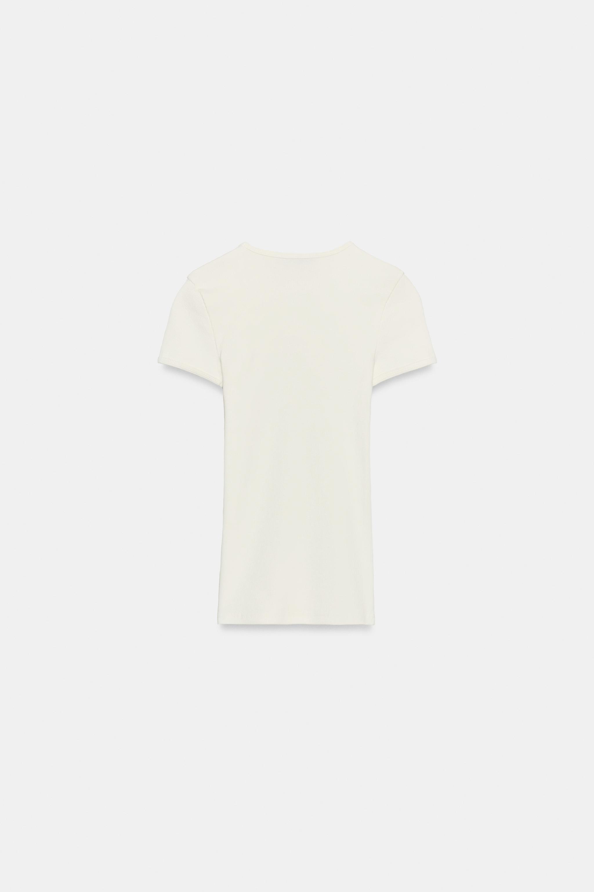 T-SHIRT CÔTELÉ